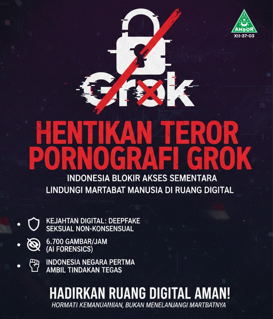 Hentikan Teror Pornografi Grok Demi Lindungi Martabat Manusia di Ruang Digital