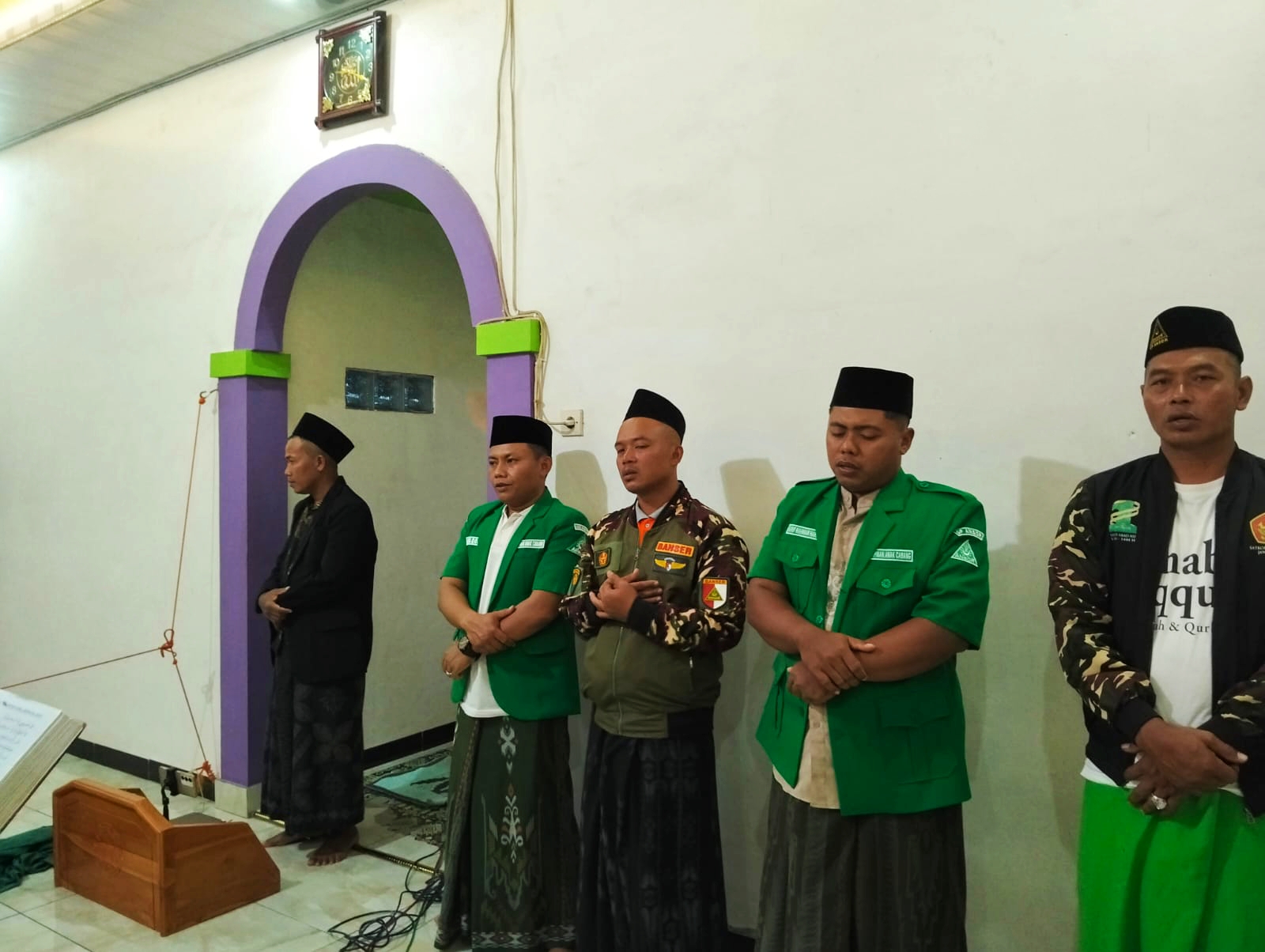 Giat MDSRA : Pererat Silaturahim, PAC GP Ansor Montong Hadiri Selapanan MDSRA di Tanggulangin