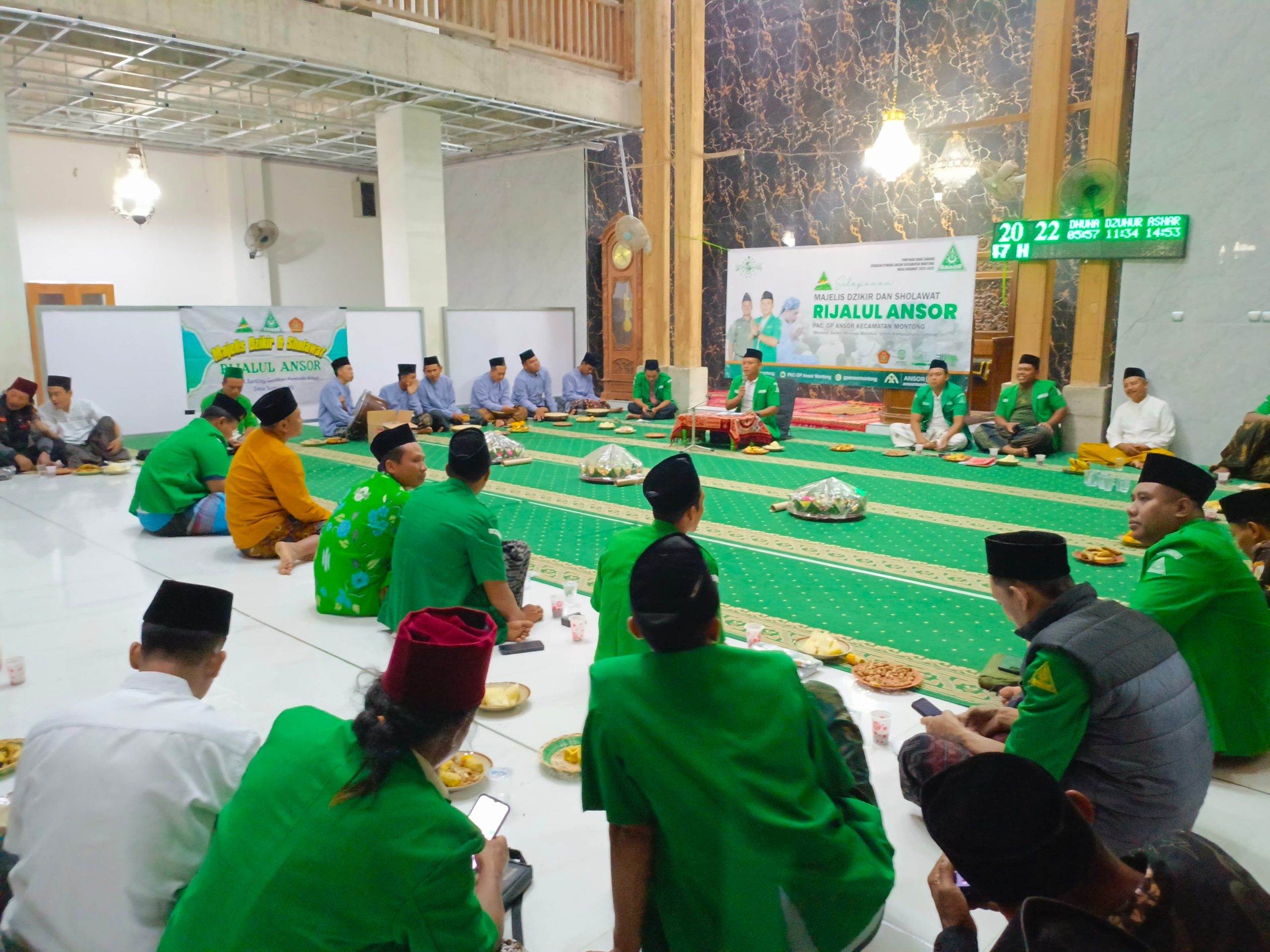 MDS Rijalul Ansor Montong Gelar Malam Selapanan: Perkuat Kajian Fiqih, dan Semarak Harlah ke-92 GP Ansor